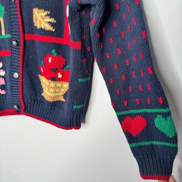 Vintage C.C bates cardigan kids size L/14 - Picture 4 of 5